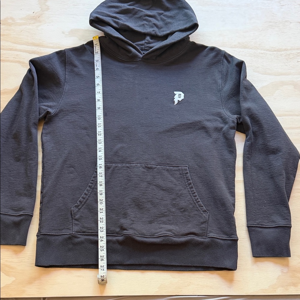 Primitive Men's Dark Gray Pullover Hoodie with Small Chest Logo - Picture 3 of 6